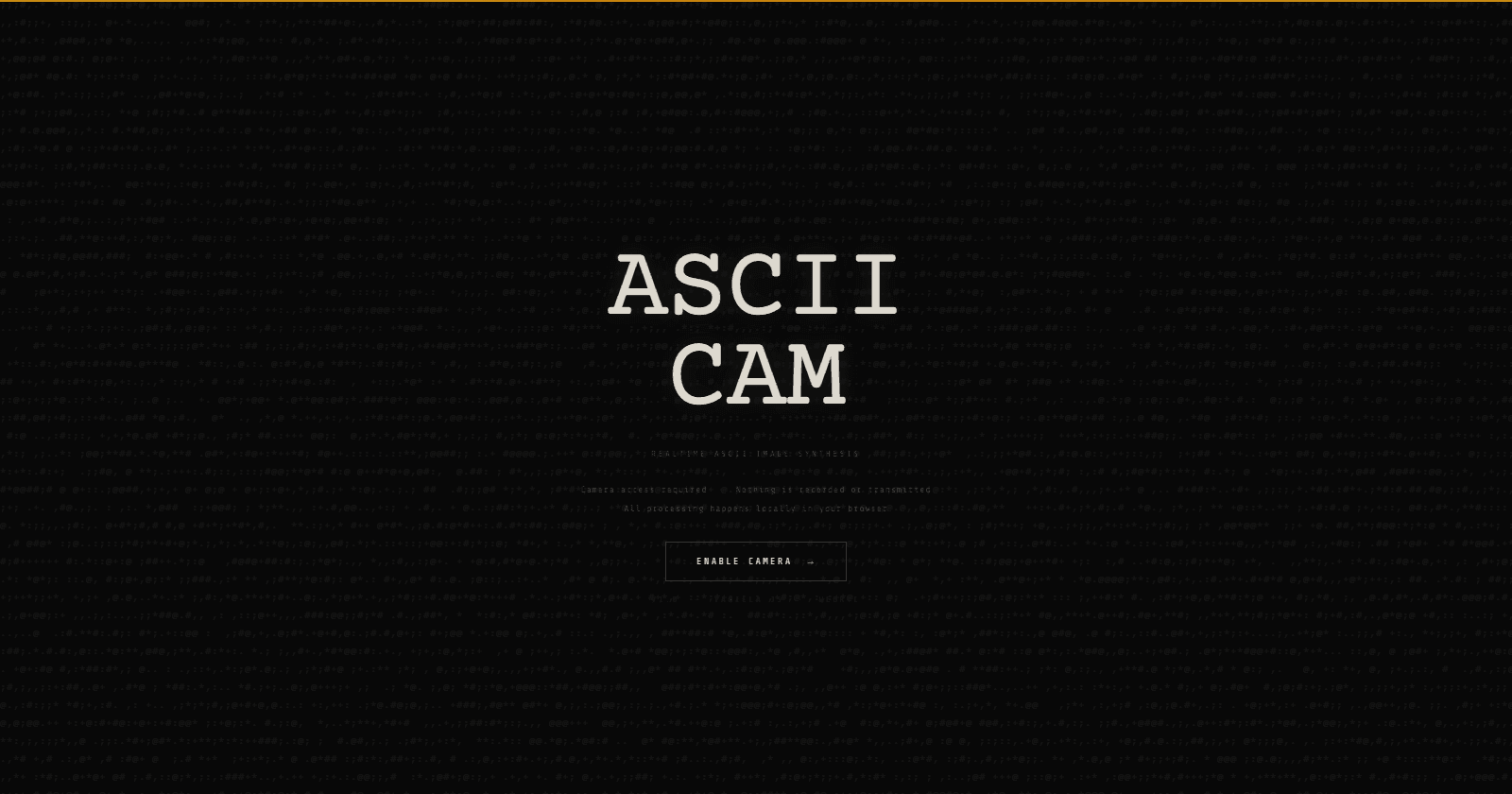 ASCII Cam